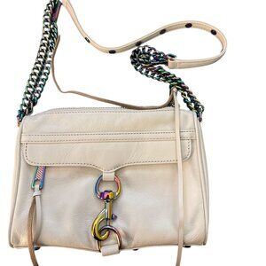 Rebecca Minkoff White Leather Convertible Crossbody